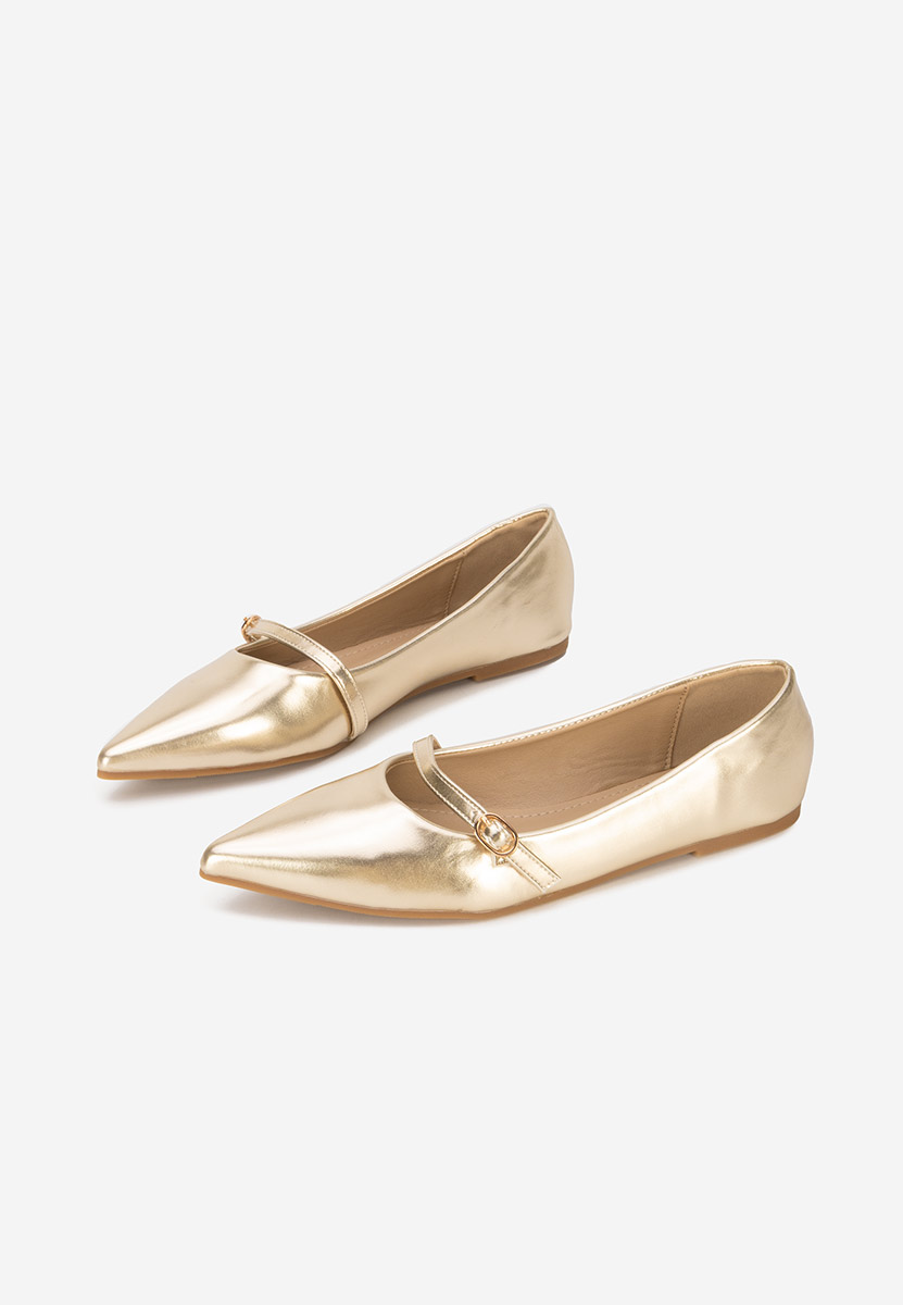 Ballerine a punta Izaura oro