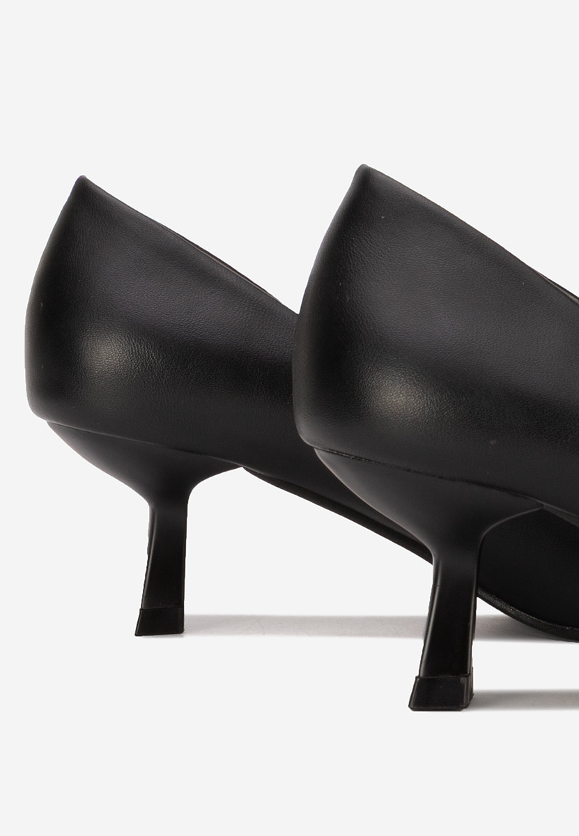 Décolleté tacco basso Enolia nero