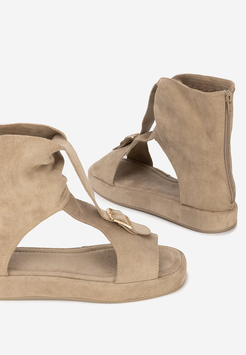 Sandali bassi donna Petria cachi