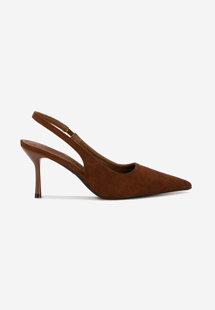 Décolleté Slingback Karila marrone