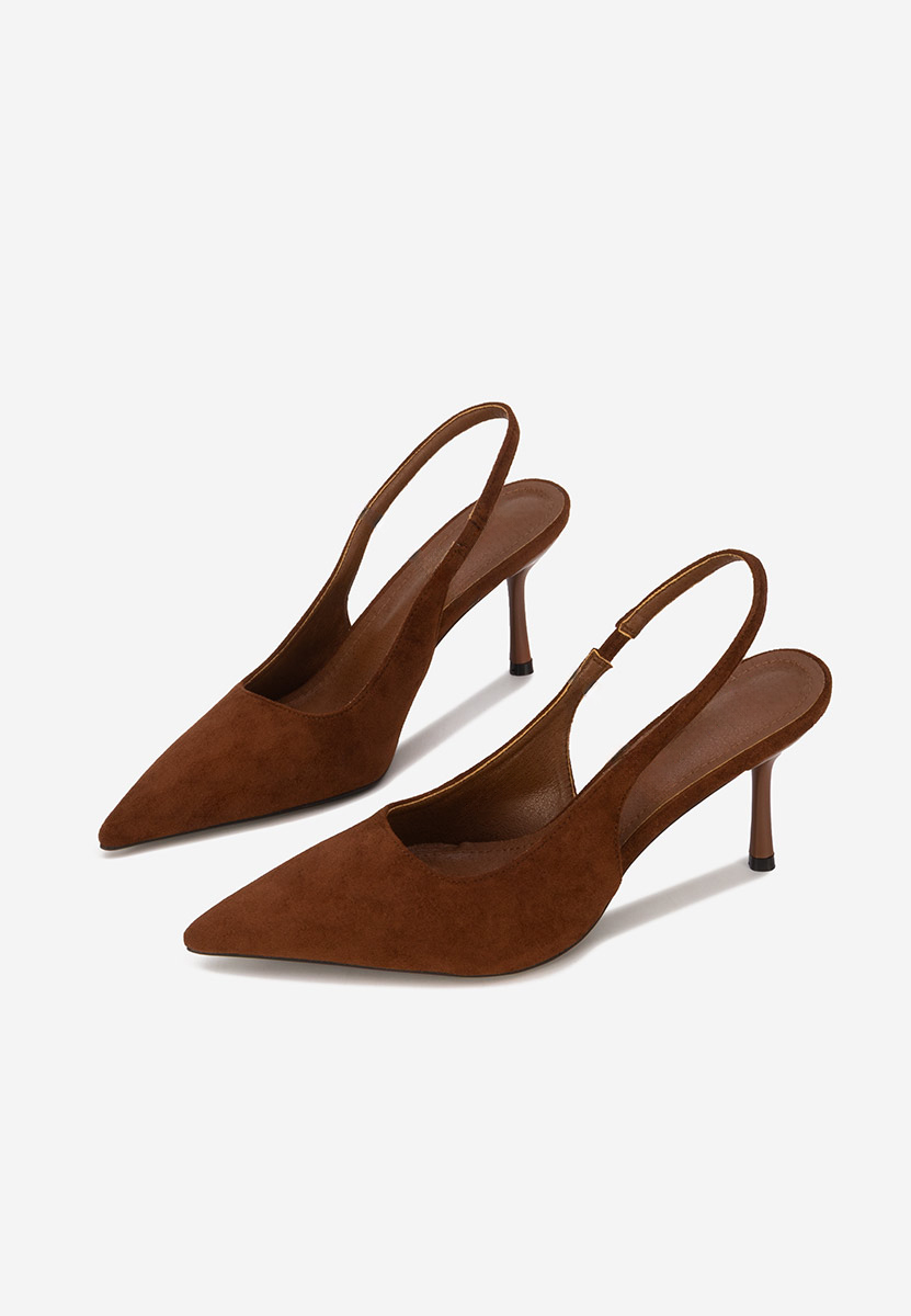 Décolleté Slingback Karila marrone