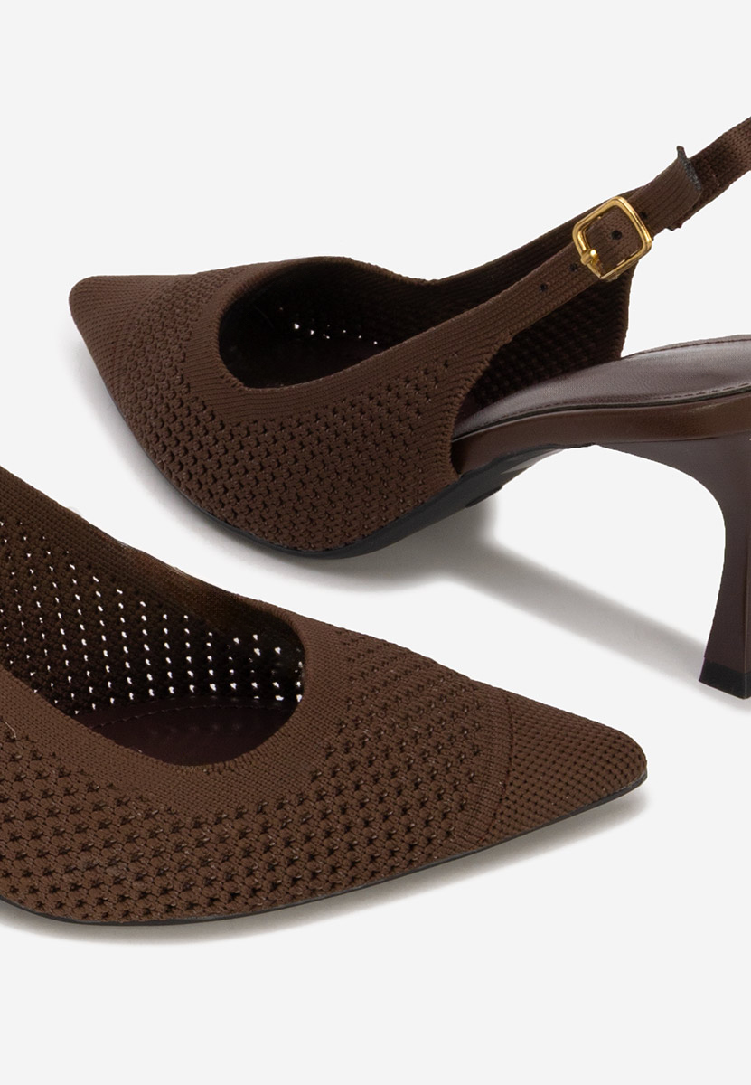 Décolleté Slingback Veliria marrone