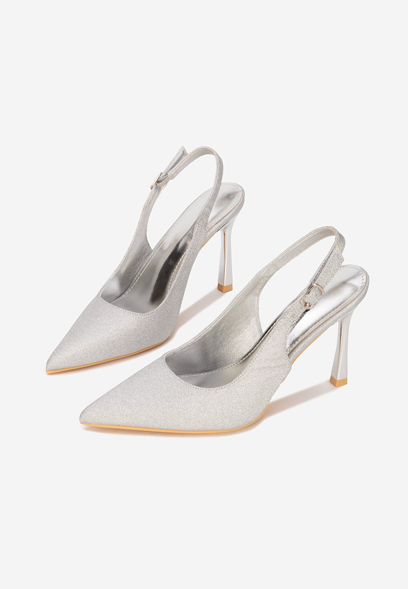 Décolleté Slingback Edinea argento