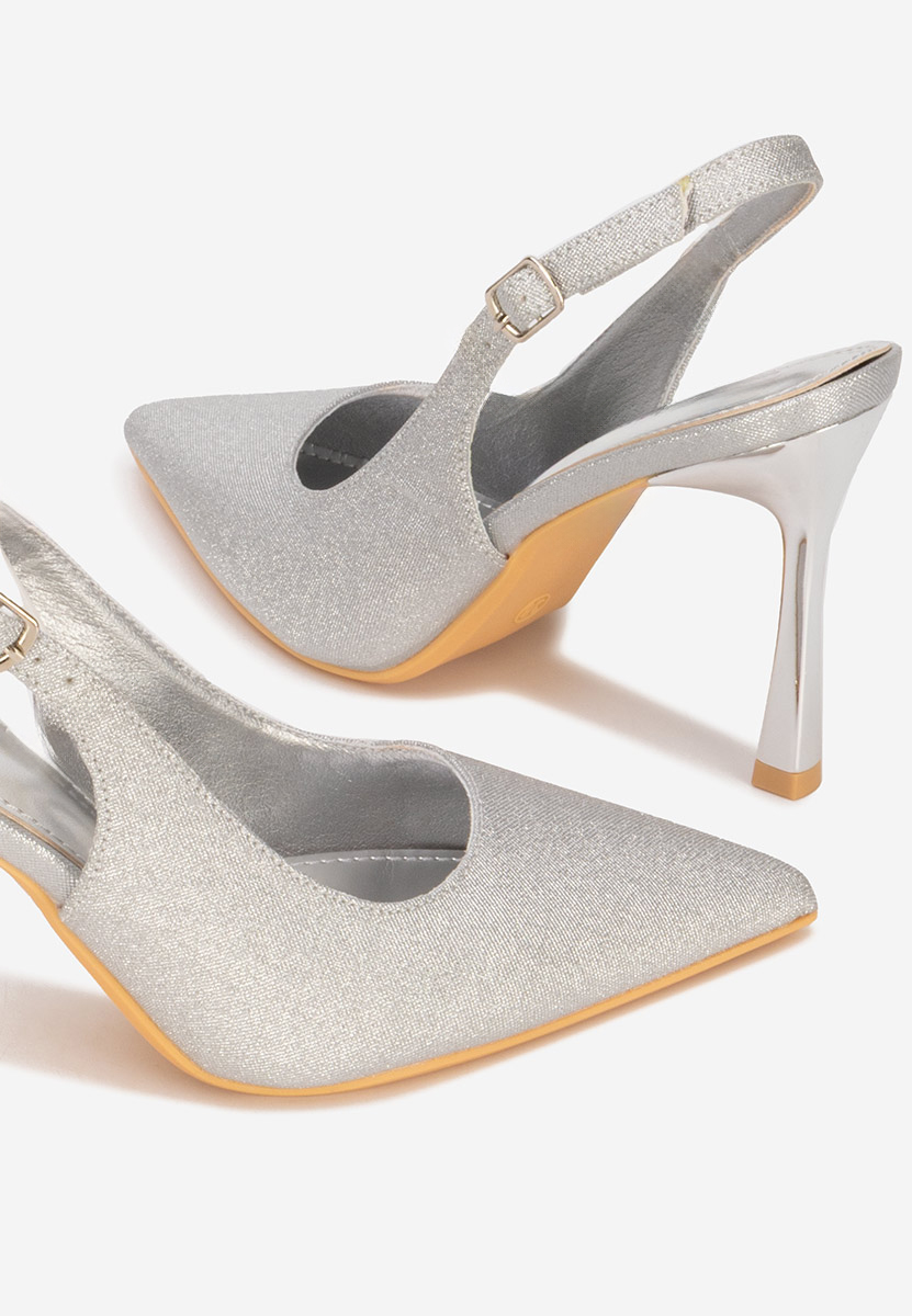 Décolleté Slingback Edinea argento