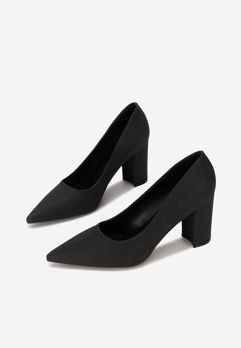 Décolleté tacco largo Sineva nero