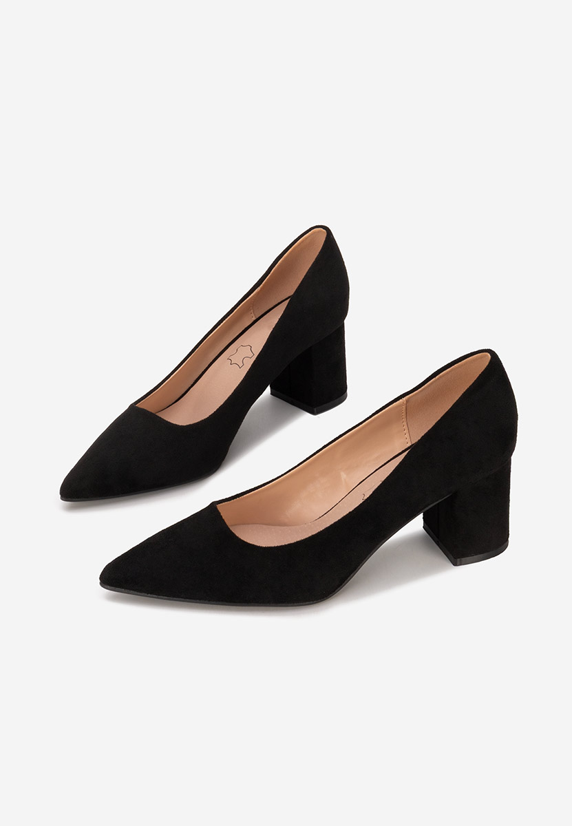 Décolleté tacco largo Jolenia nero