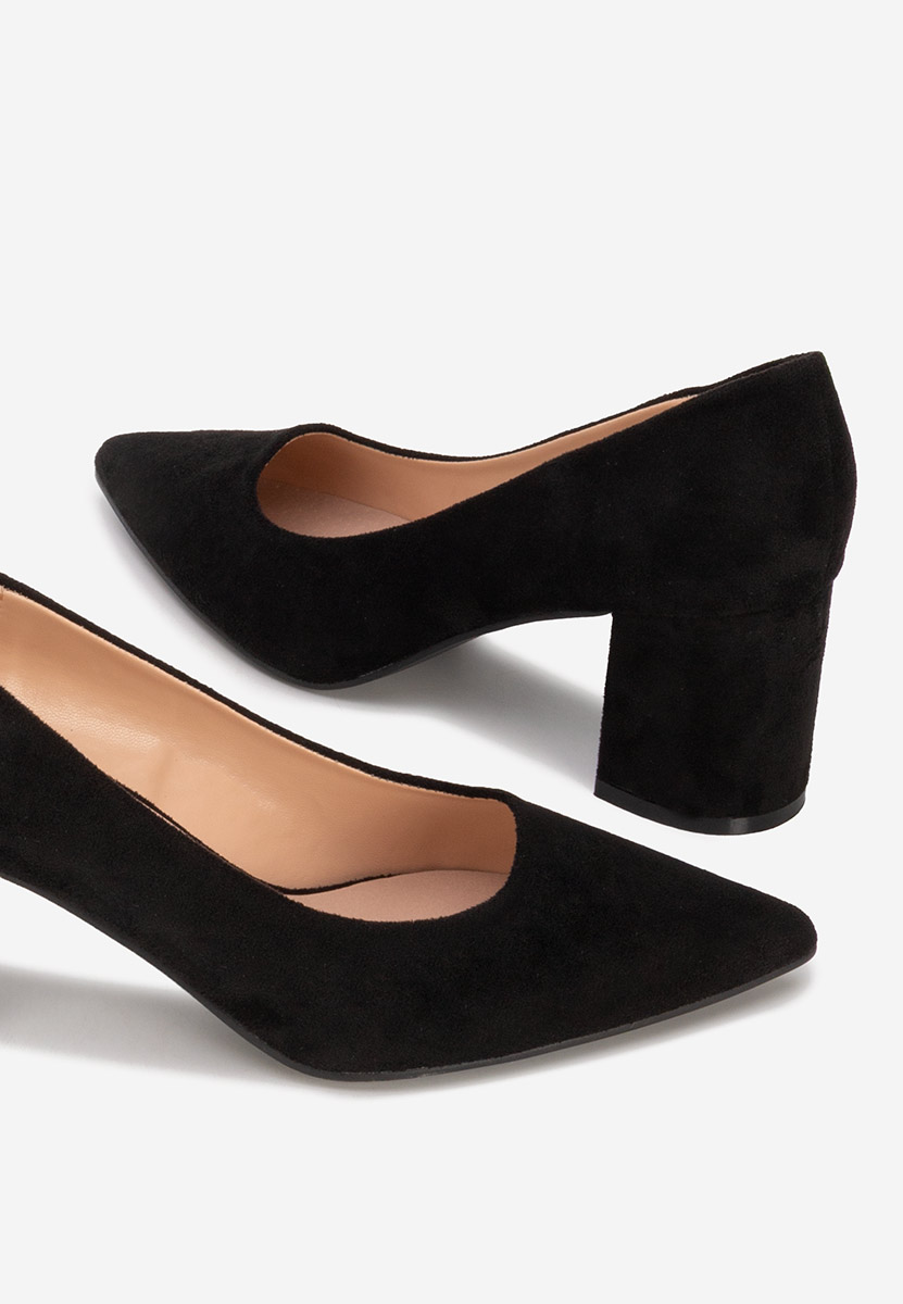 Décolleté tacco largo Jolenia nero