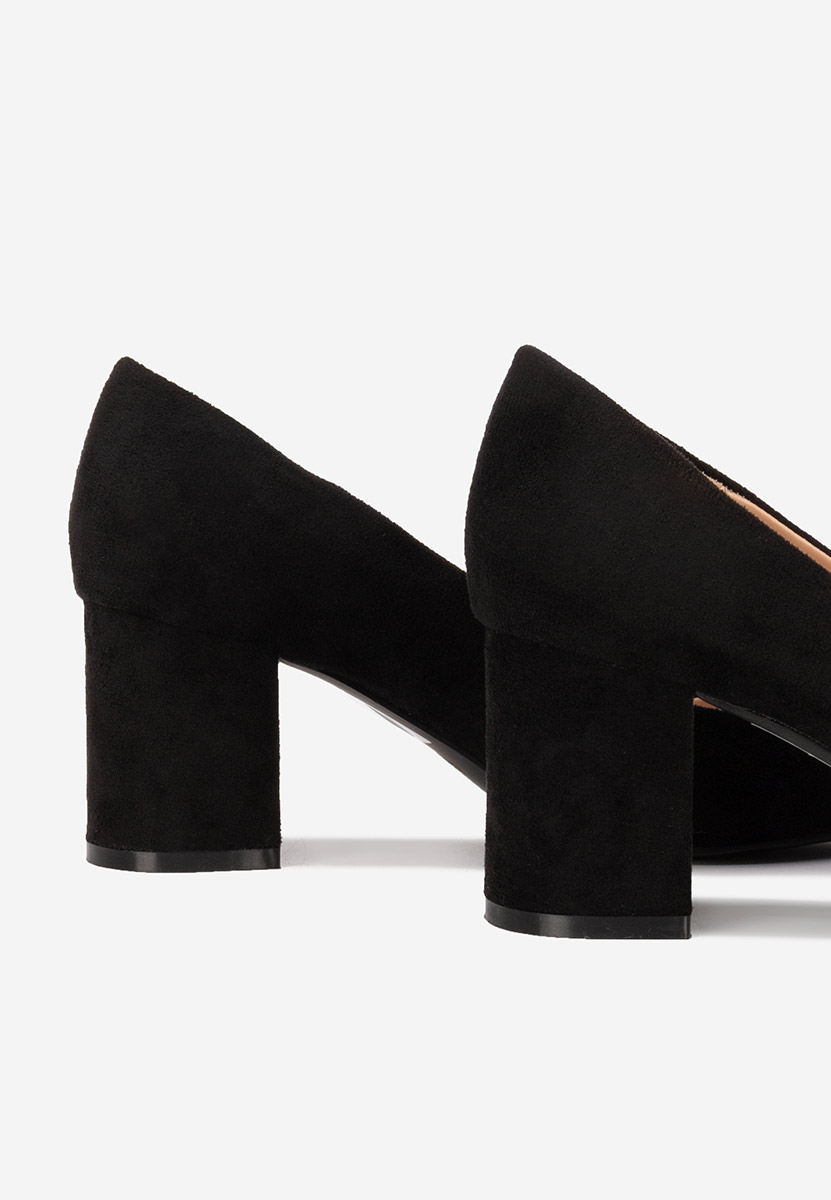 Décolleté tacco largo Jolenia nero