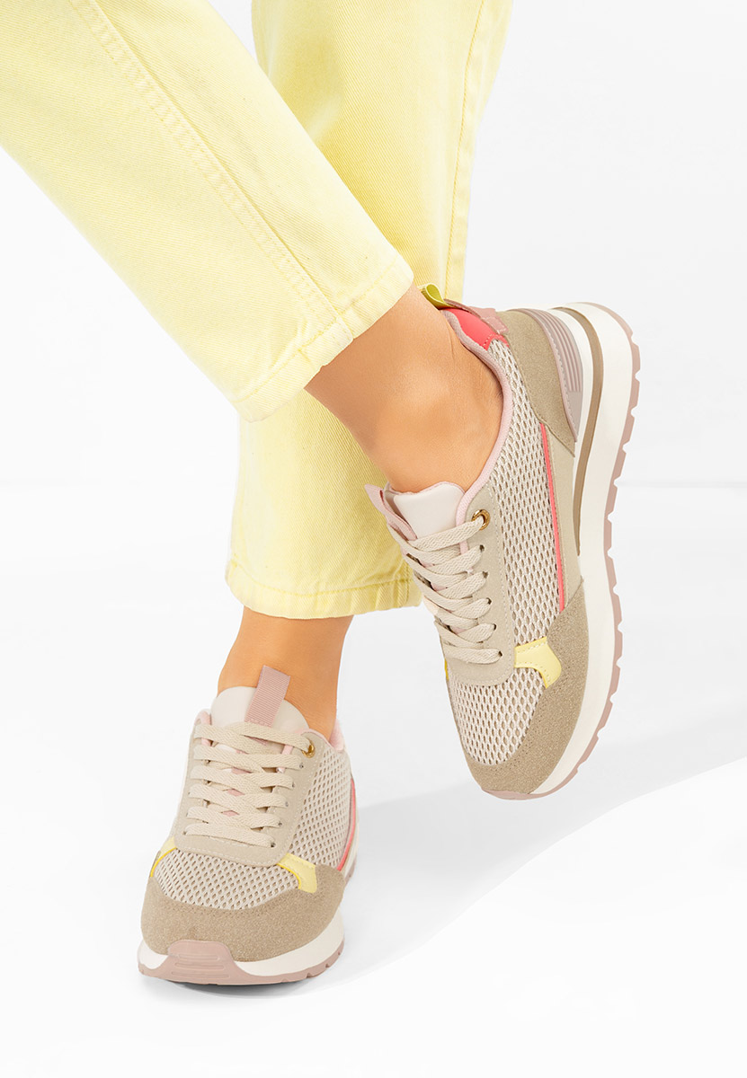 Sneakers donna Helenia beige