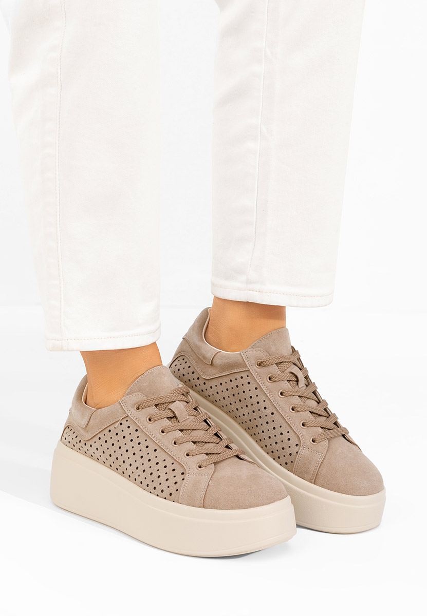Sneakers con plateau Siminia cachi