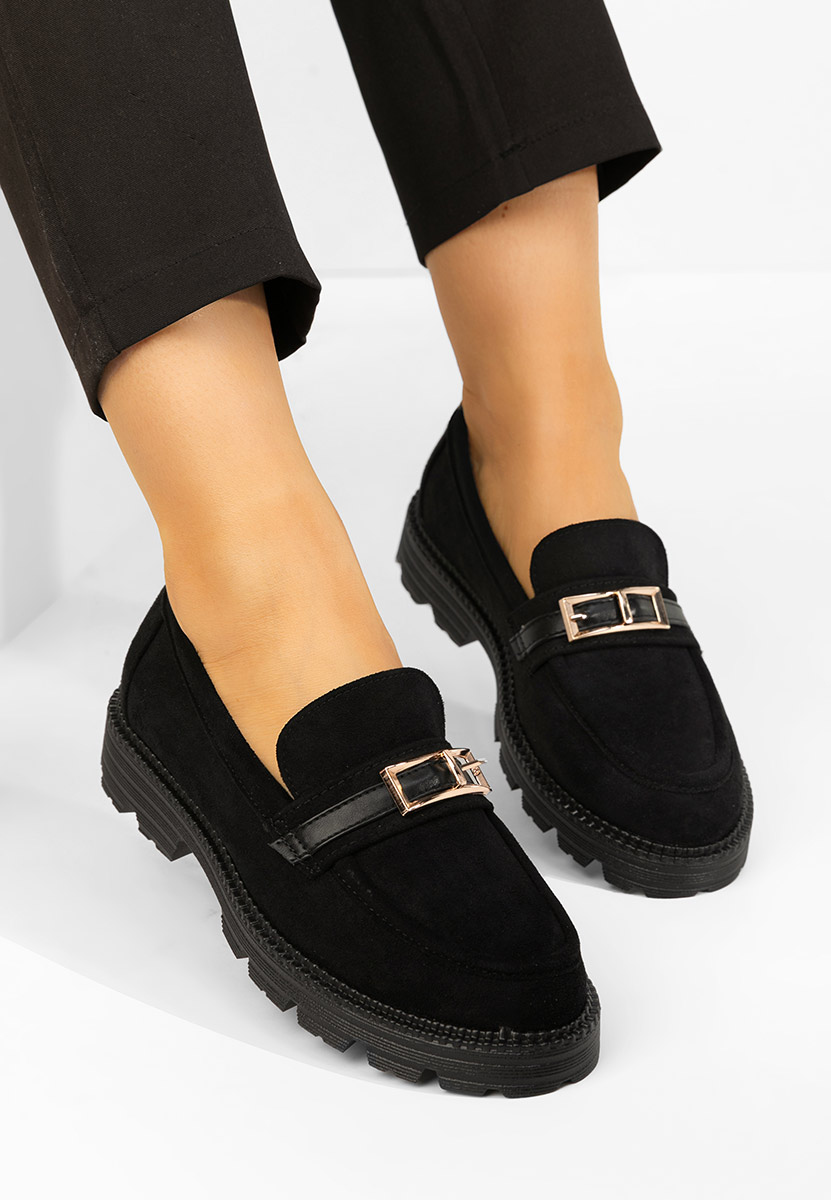 Mocassini da donna Katiana nero