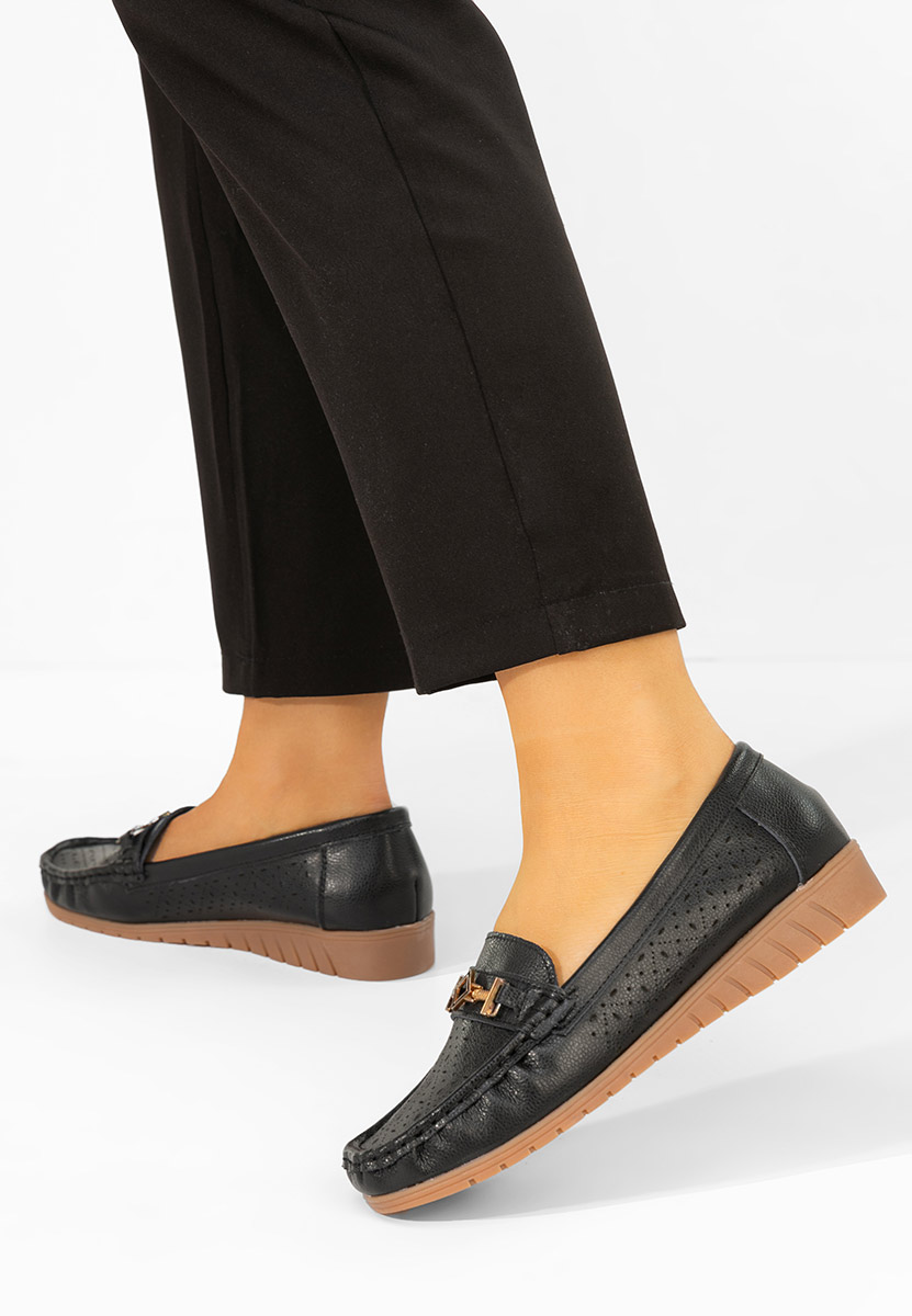 Mocassini da donna Cristella nero