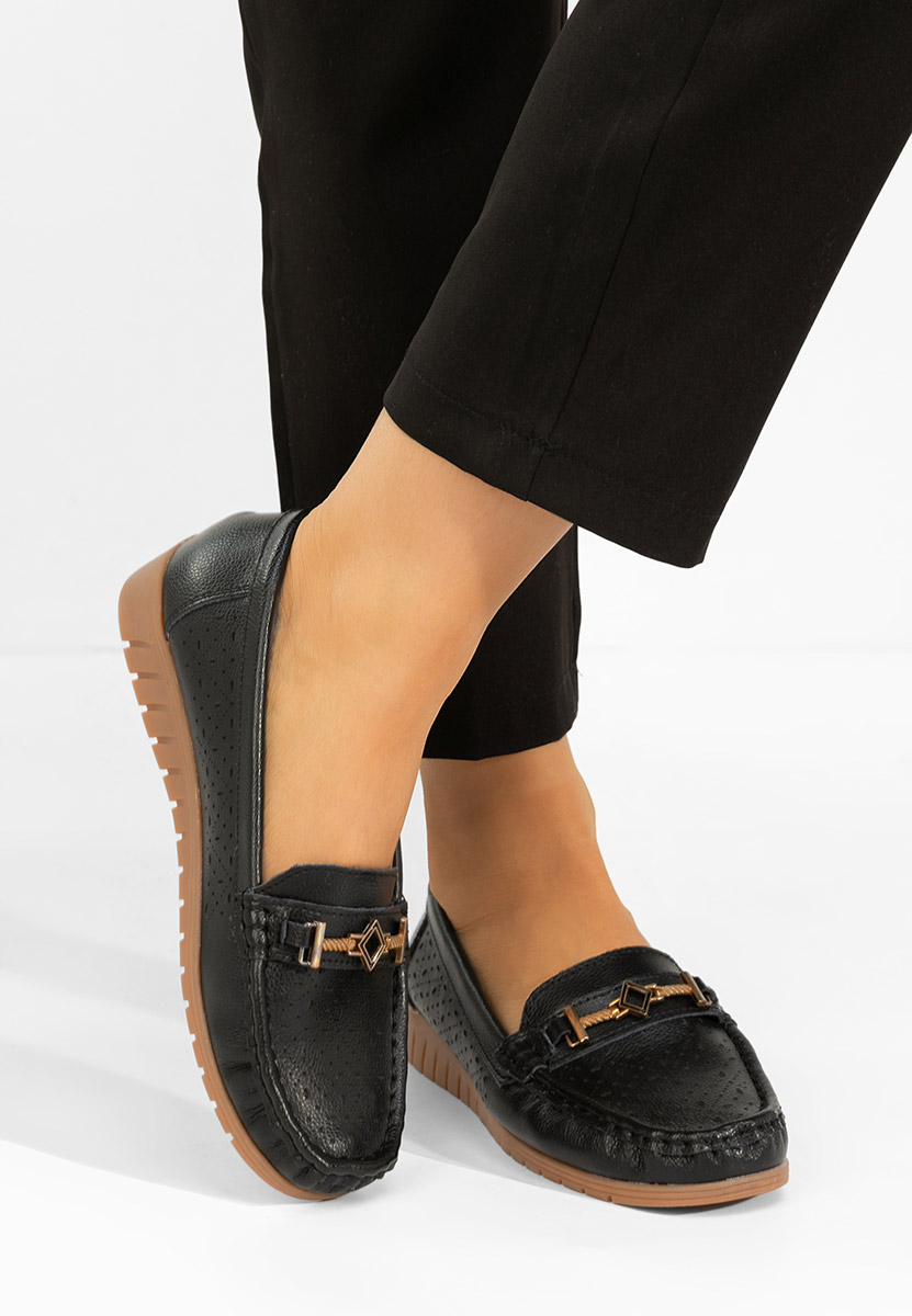 Mocassini da donna Cristella nero