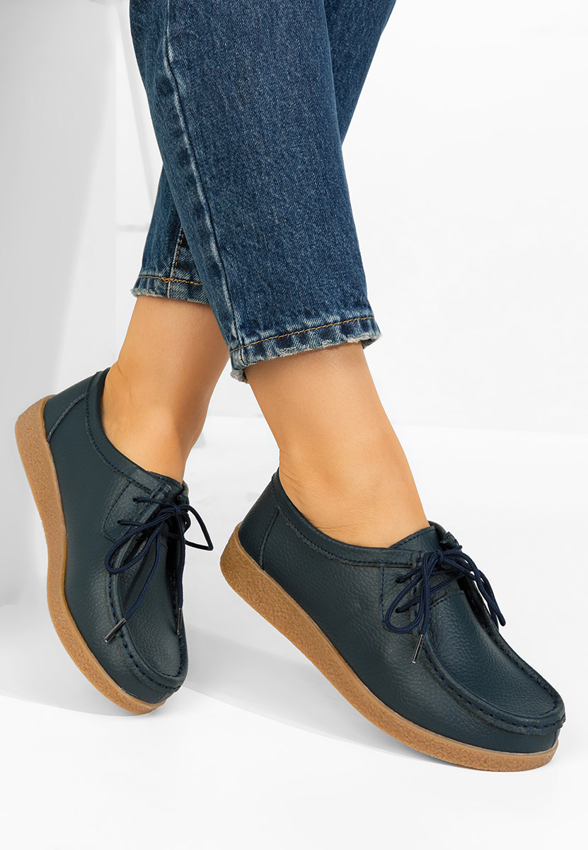 Mocassini da donna Afinia blu marine