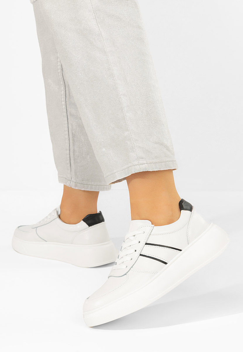 Sneakers con plateau Herera V2 bianchi