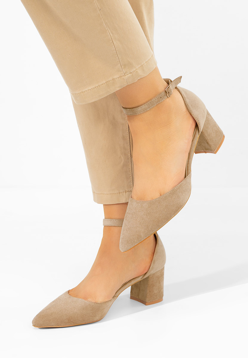 Décolleté tacco largo Elrosa cachi