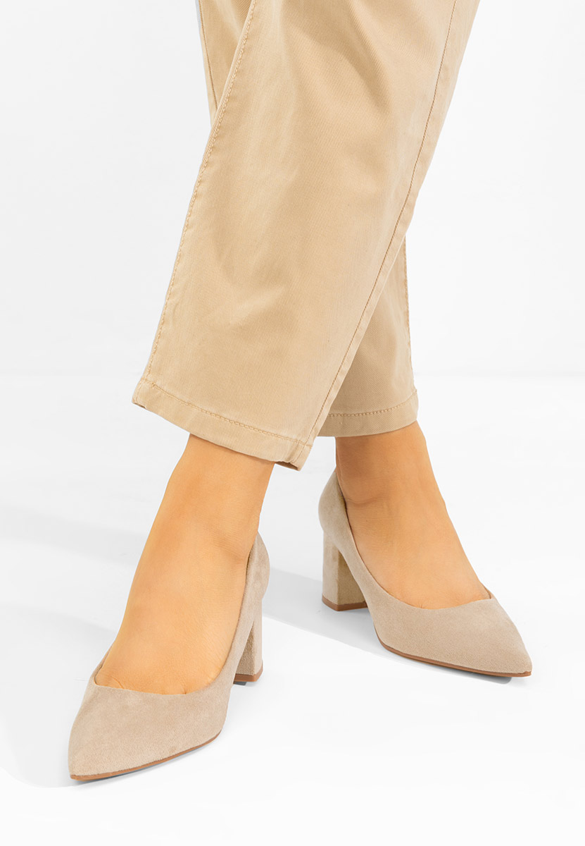 Décolleté tacco largo Jolenia cachi