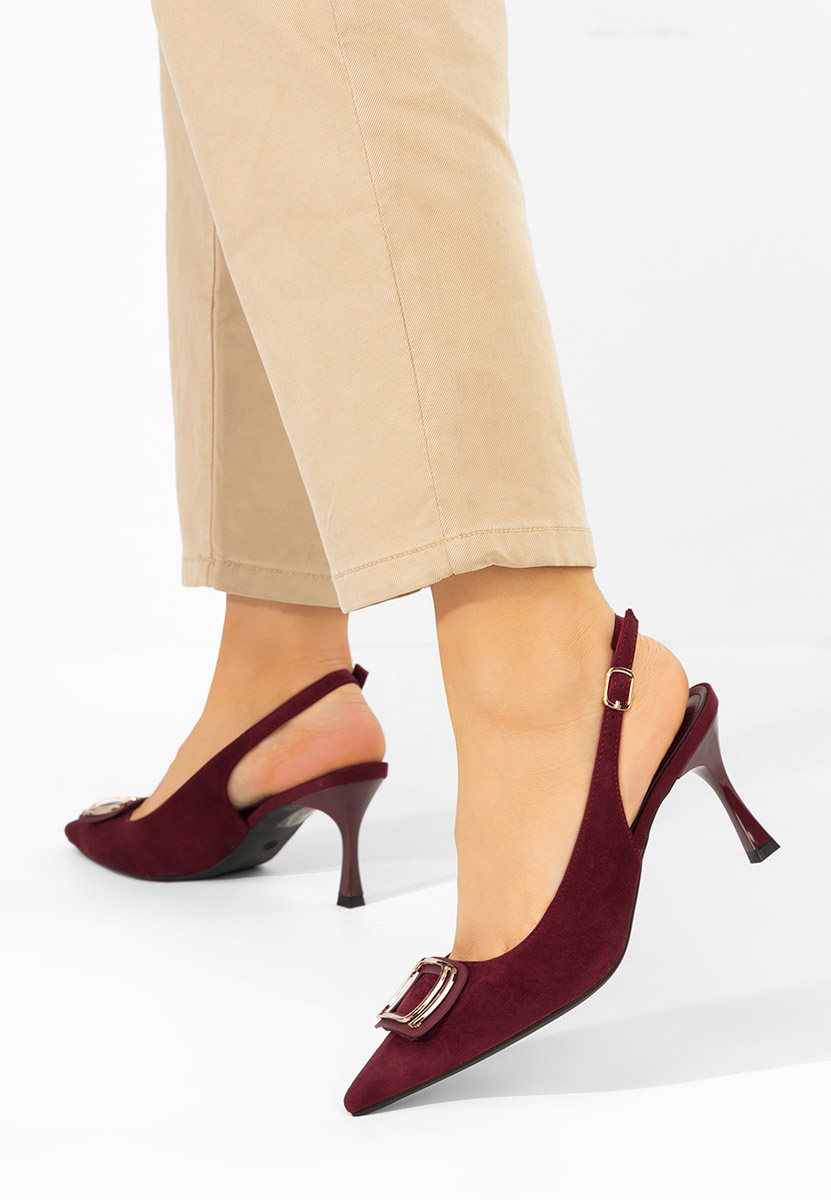 Décolleté Slingback Cristelia granata