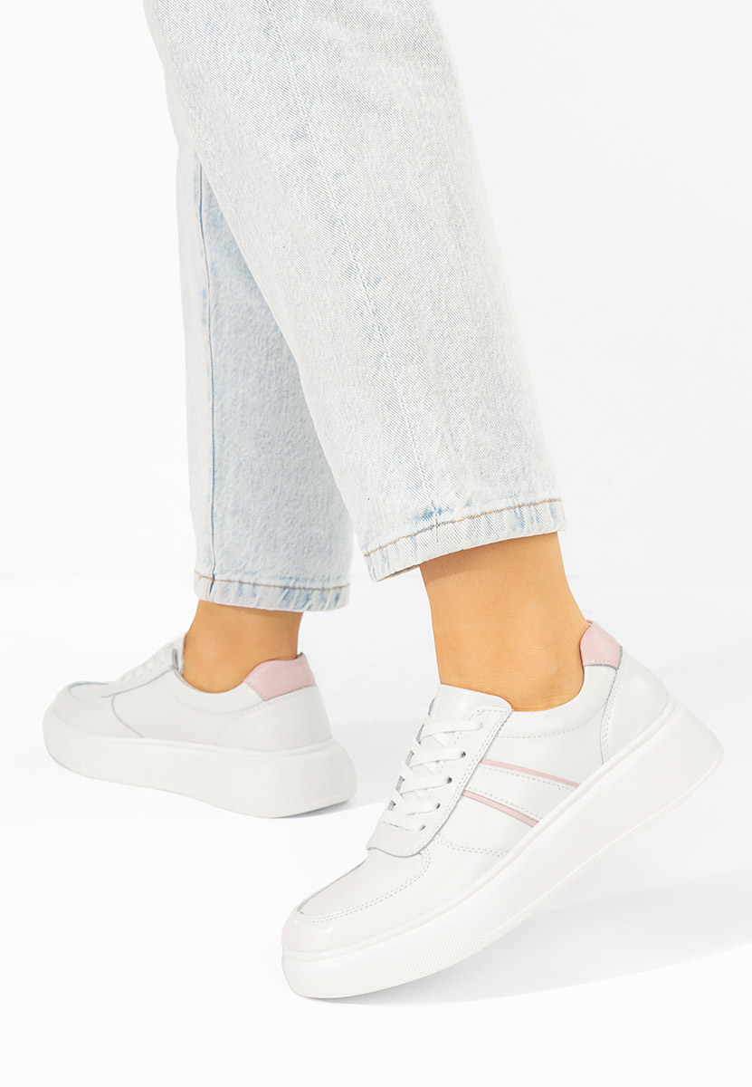 Sneakers con plateau Herera V3 bianchi