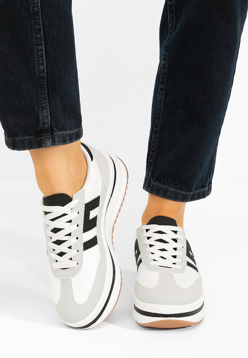 Sneakers con plateau Jesie bianchi
