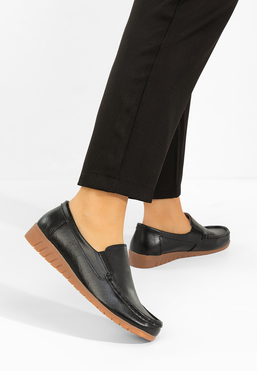 Mocassini donna pelle Panoma nero