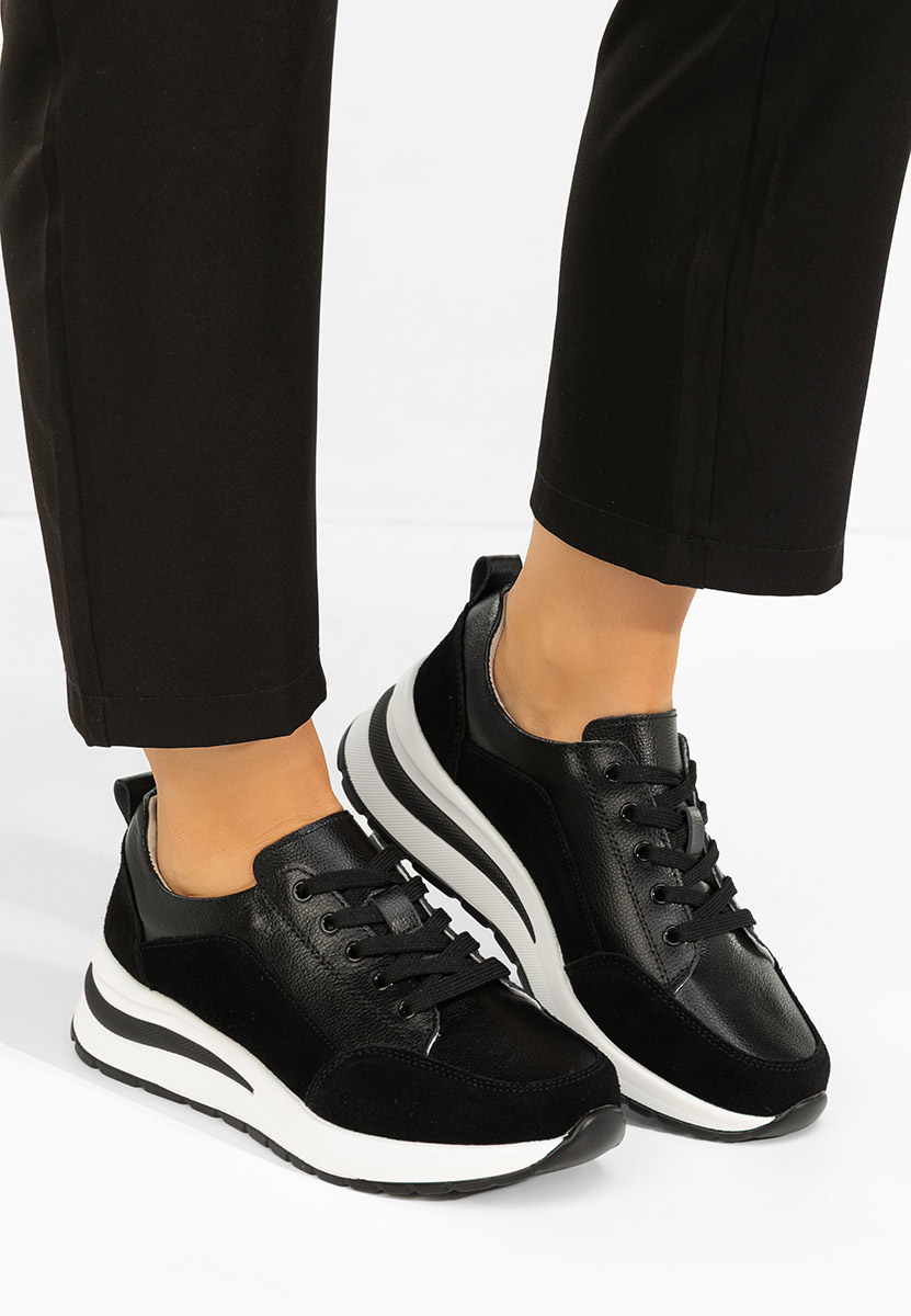 Sneakers con zeppa Janelia nero