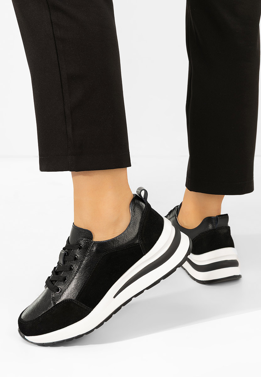 Sneakers con zeppa Janelia nero