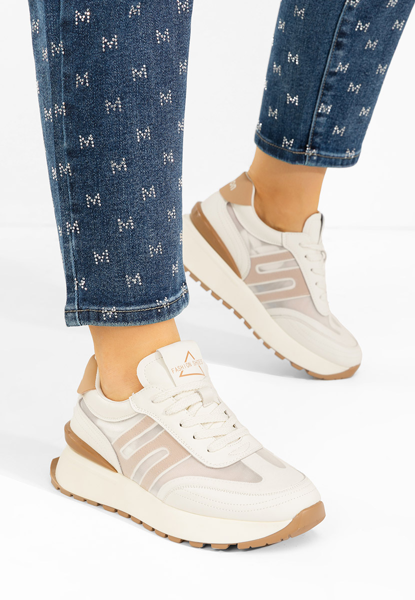 Sneakers donna Vladia beige