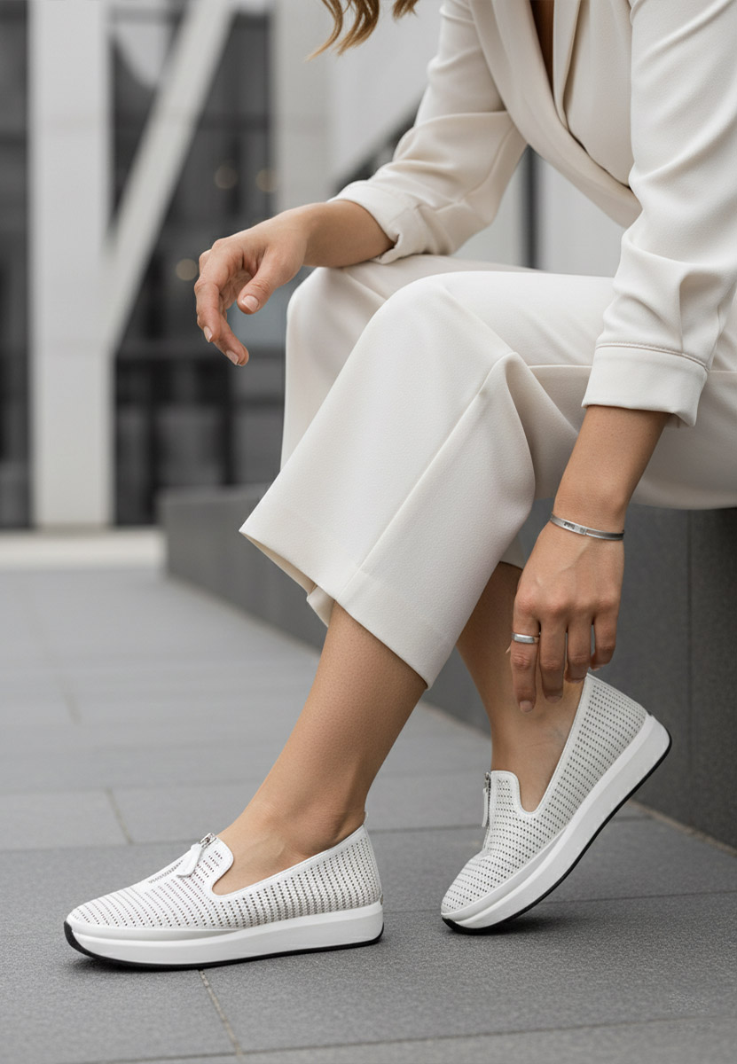Scarpe basse donna Finnia Bianchi