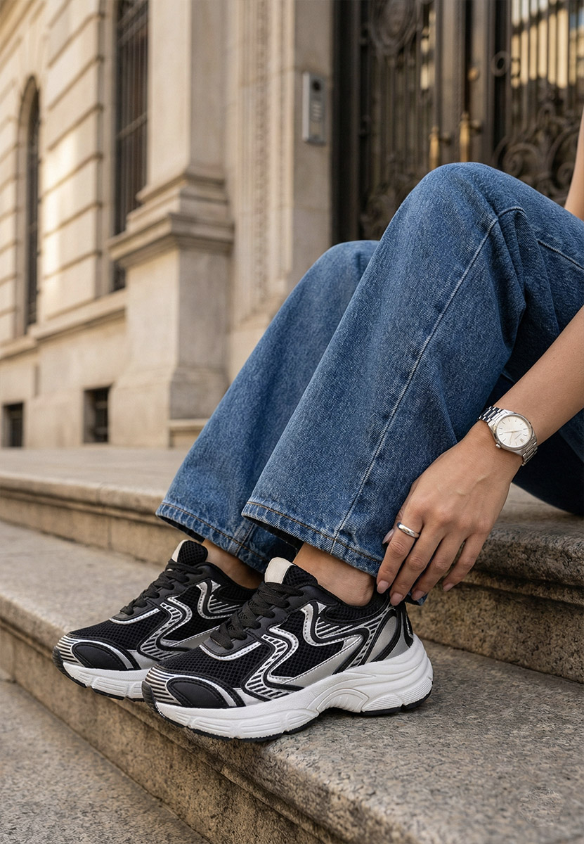Sneakers donna Natalis nero