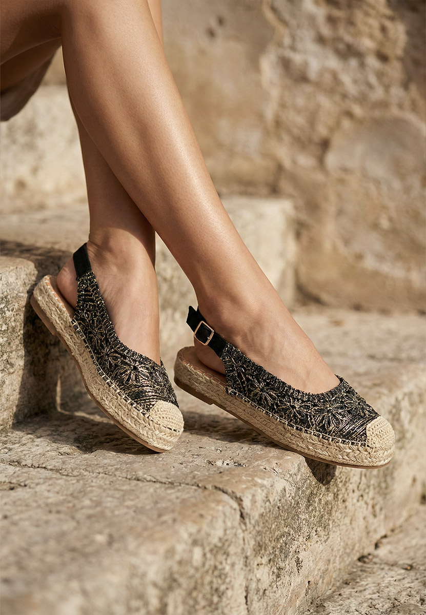 Espadrillas donna Maripia nero