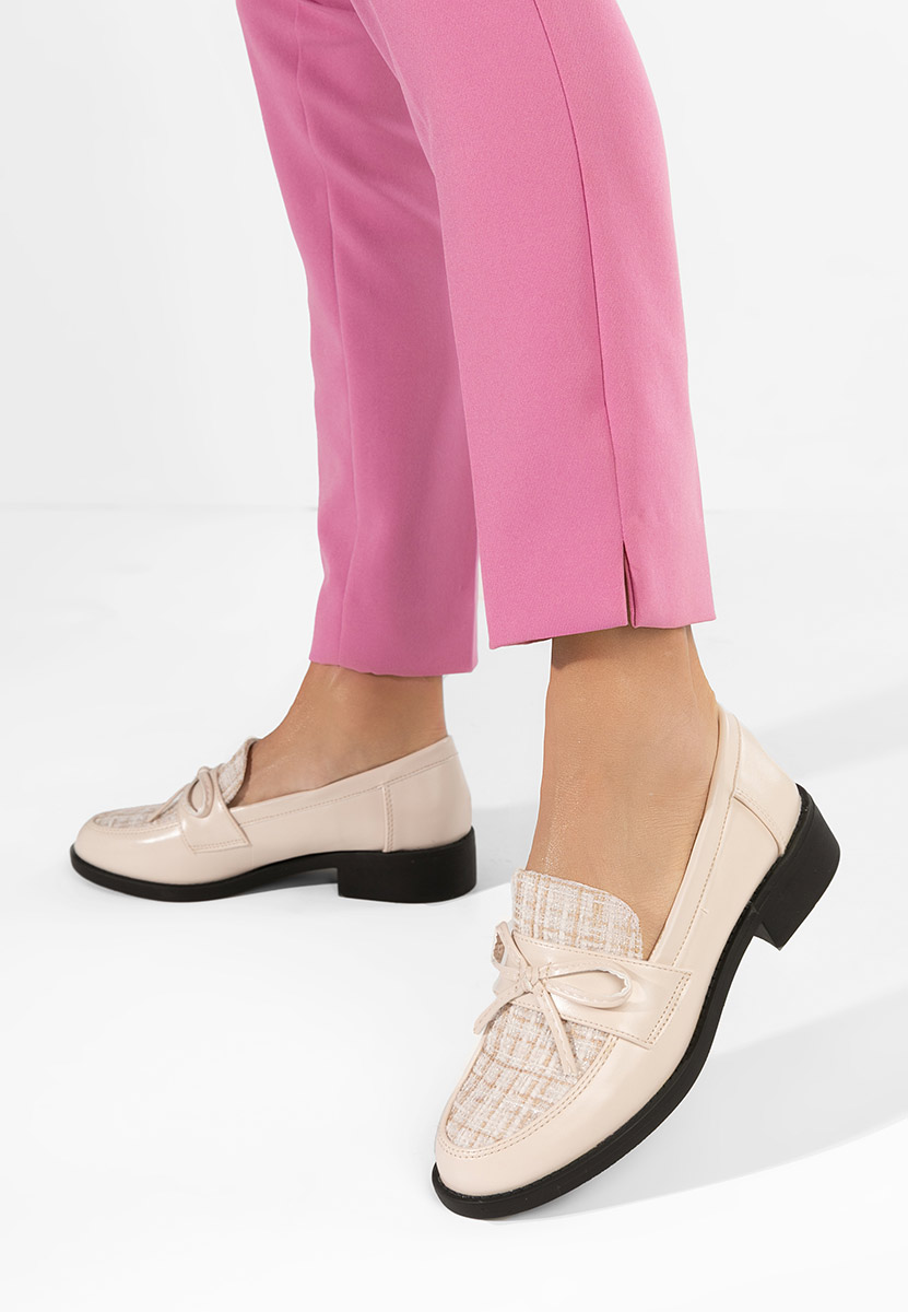 Mocassini da donna Aliera beige