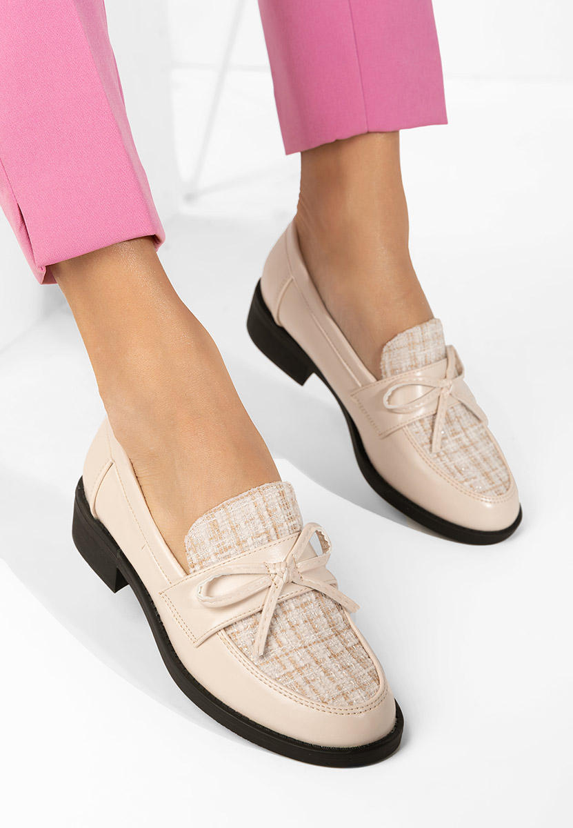 Mocassini da donna Aliera beige