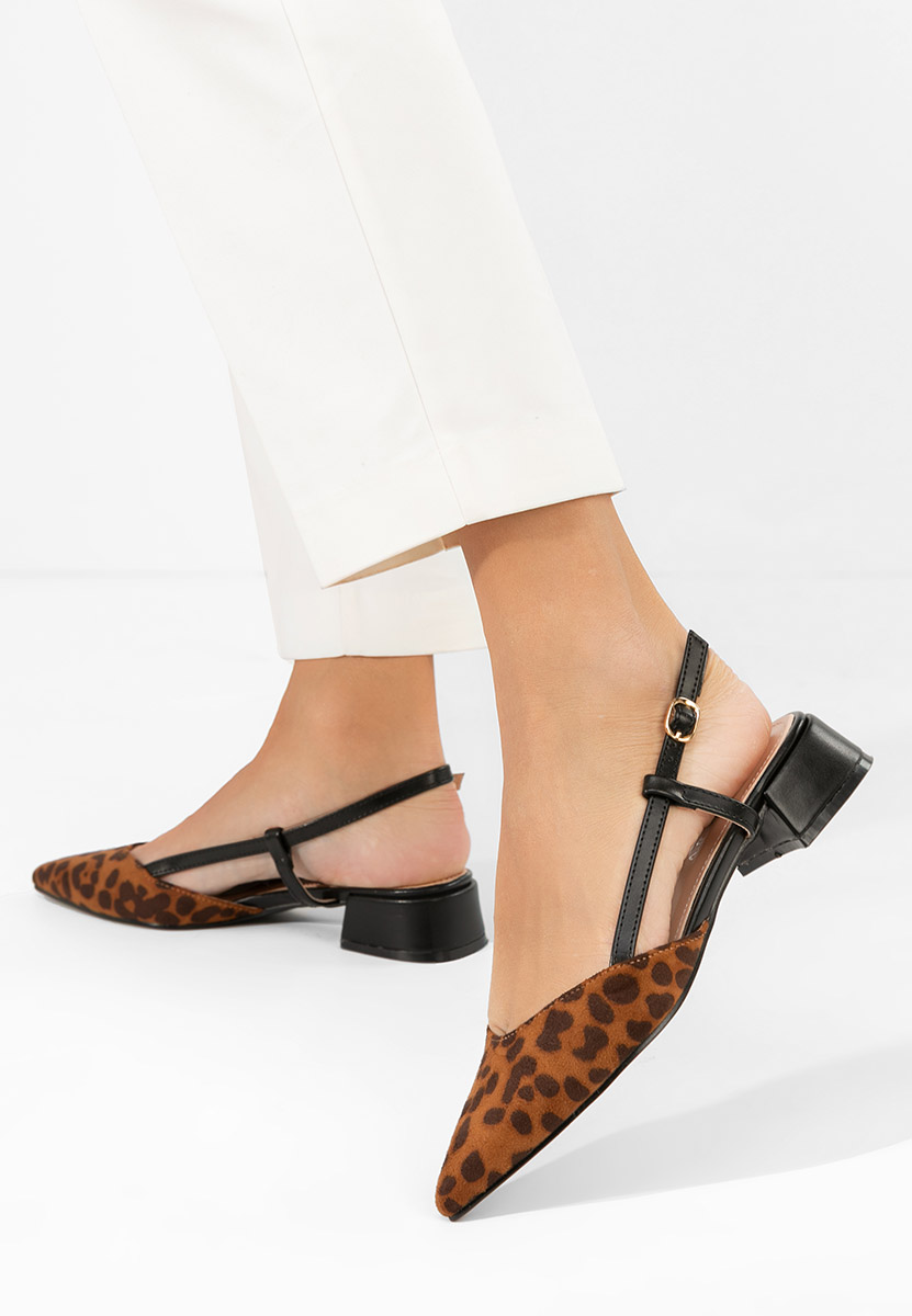 Décolleté Slingback Otilya leopardi