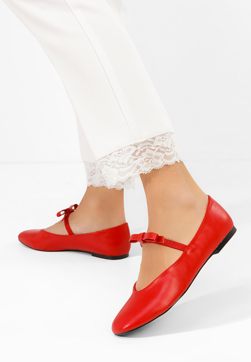 Ballerine Iviona rosso