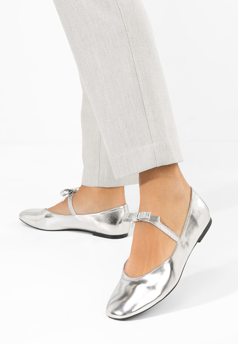 Ballerine Iviona argento