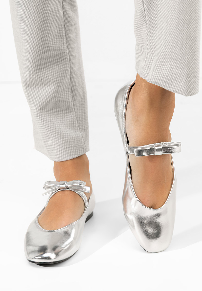 Ballerine Iviona argento