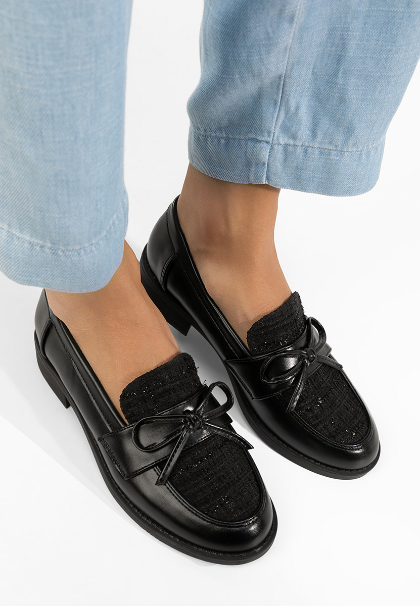 Mocassini da donna Aliera nero