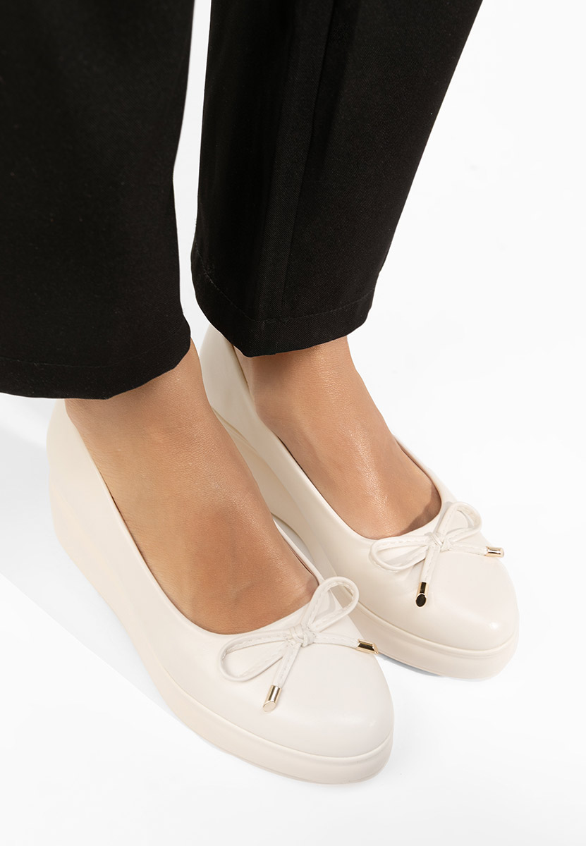 Scarpe con plateau Olmaria beige