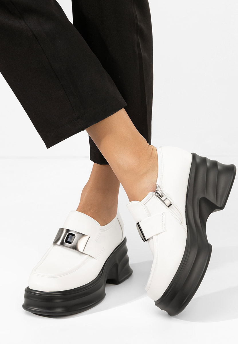 Scarpe basse donna Esmara bianchi