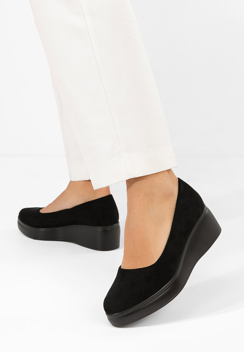 Scarpe con plateau Friderika nero