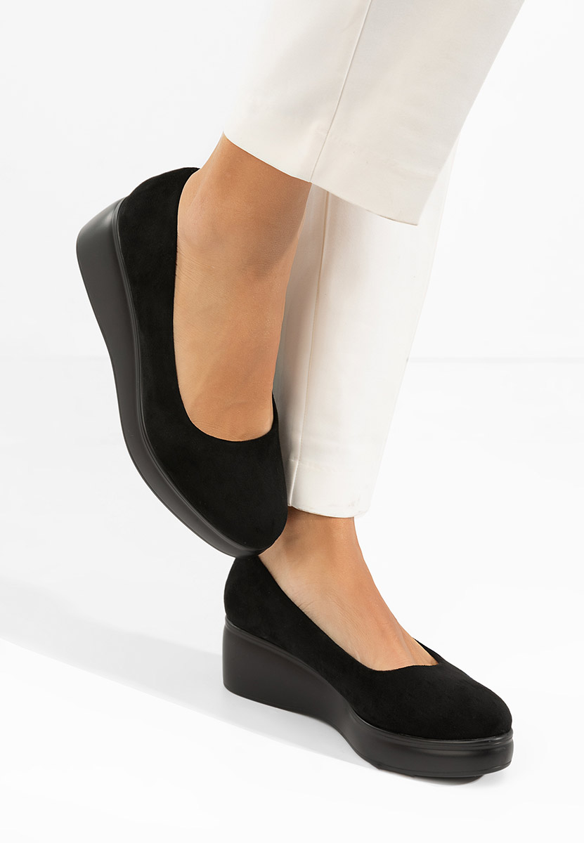 Scarpe con plateau Friderika nero