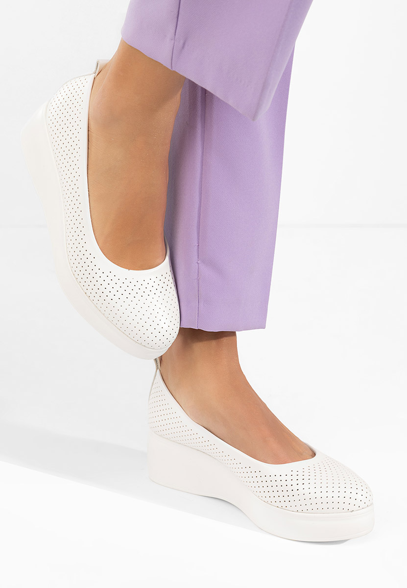 Scarpe con plateau Danetia bianchi