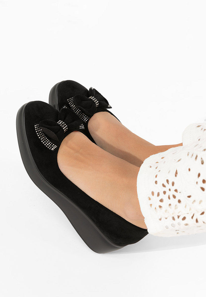 Scarpe con plateau Liliane V2 nero