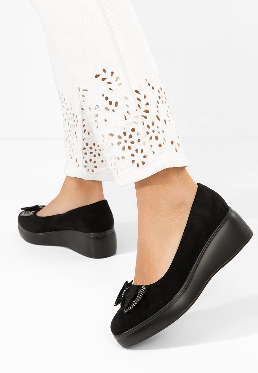 Scarpe con plateau Liliane V2 nero