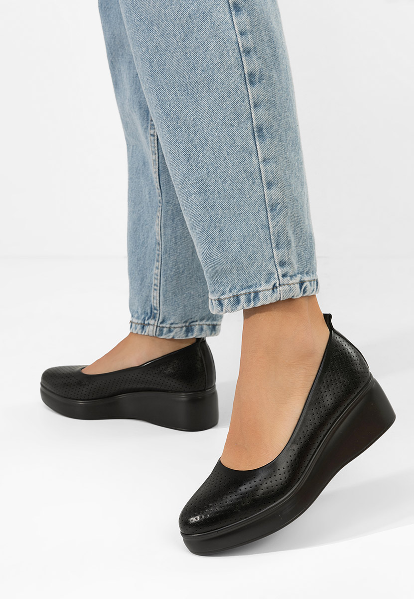 Scarpe con plateau Danetia nero