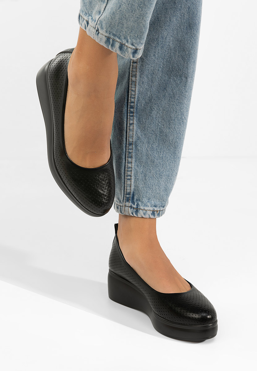 Scarpe con plateau Danetia nero