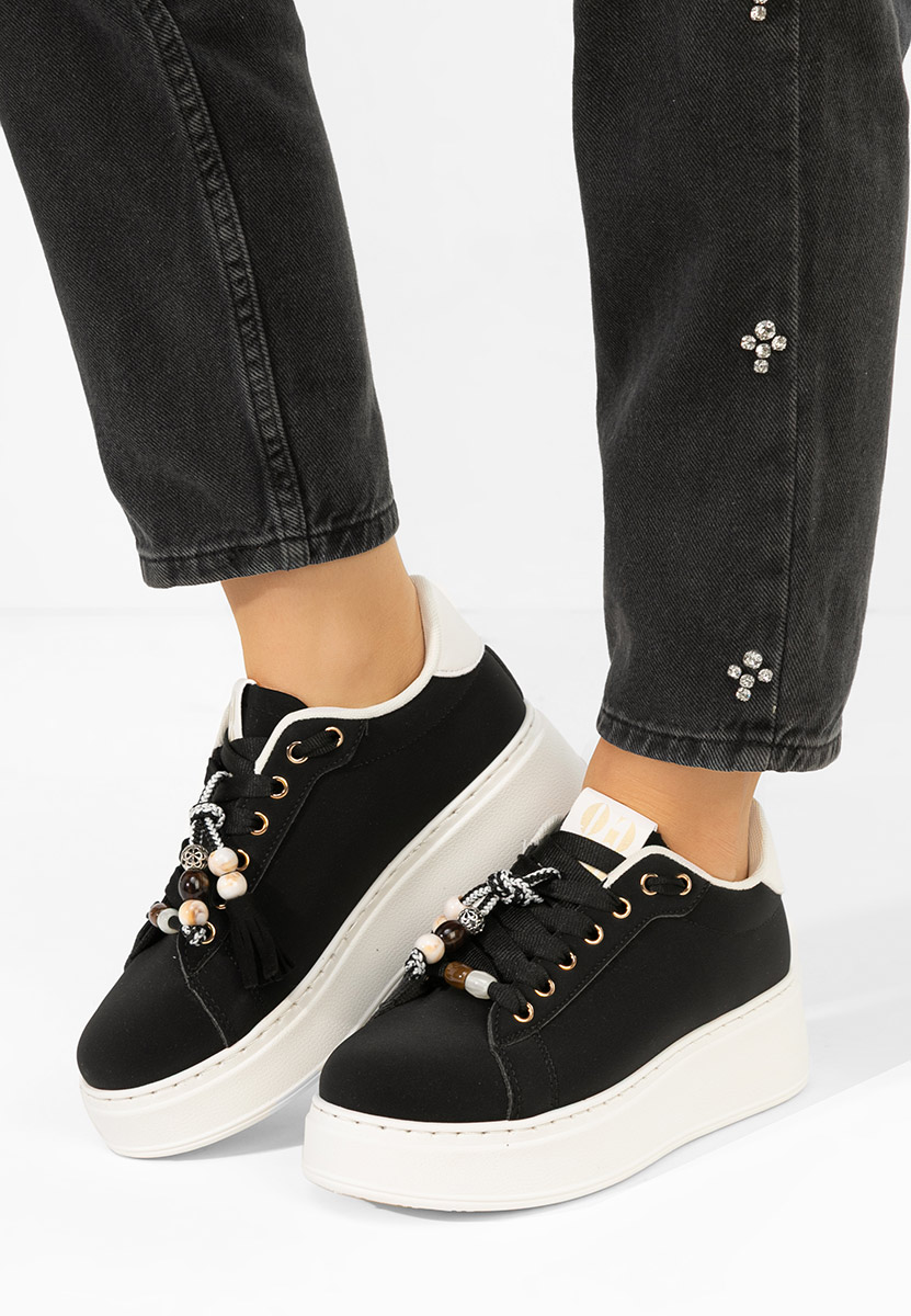 Sneakers con plateau Zoira nero