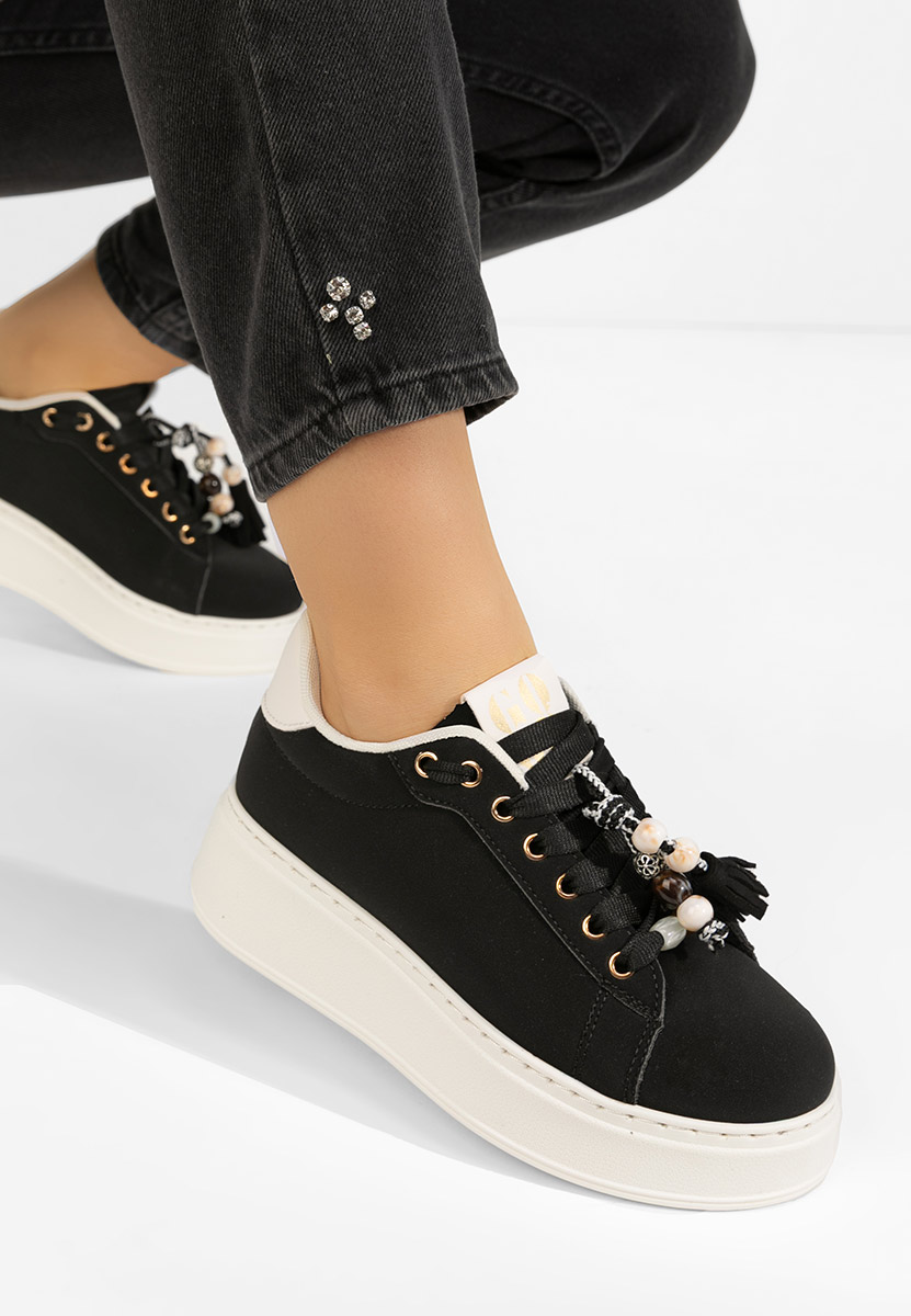 Sneakers con plateau Zoira nero