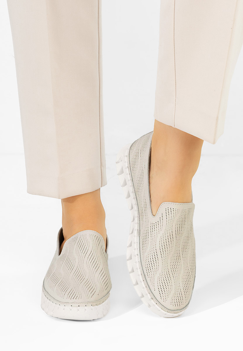 Espadrillas in pelle Jolina beige